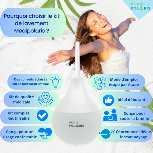Kit de lavement en RUPTURE sur site - DISPONIBLE AMAZON