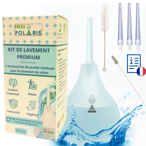 Kit de lavement en RUPTURE sur site - DISPONIBLE AMAZON